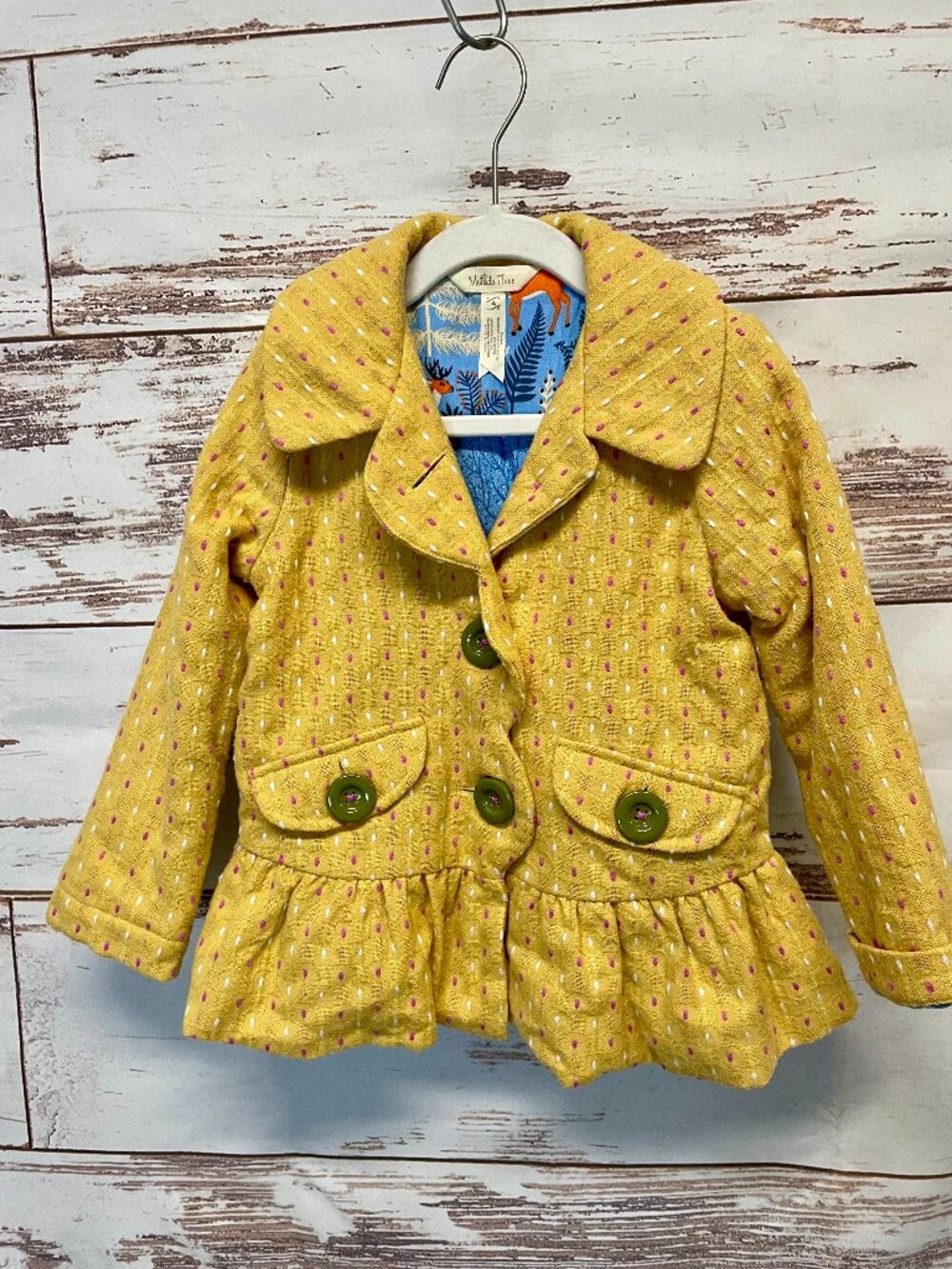 Matilda Jane Going Easy textured peplum jacket